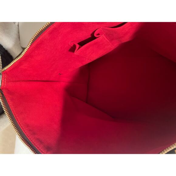 Louis Vuitton Saleya MM Damier Ebene Tote EXCELLENT Shoulder Bag Brown Leather - Picture 5 of 16